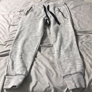 grey green tea joggers